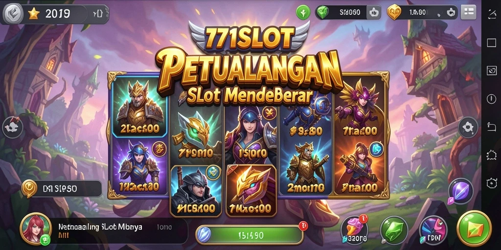 Tampilan gameplay seru di dunia MMORPG 171SLOT.