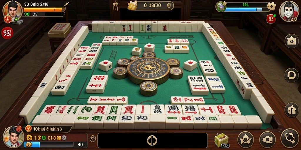 Screenshot gameplay Mahjong di 9SL dengan grafis menarik.