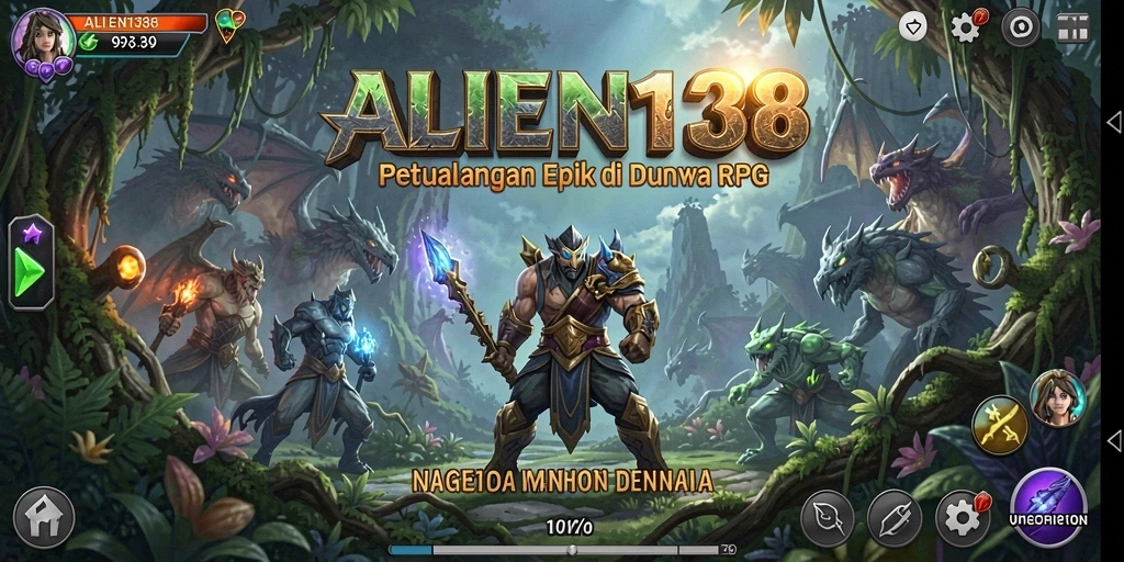 Screenshot gameplay menampilkan aksi epik dalam ALIEN138 dengan grafis memukau.