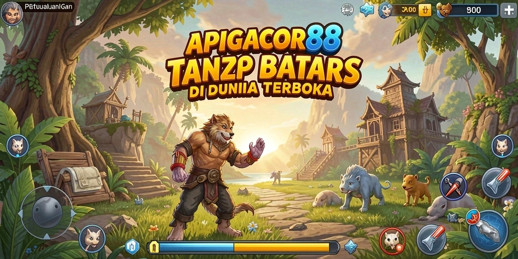 Tampilan menarik dari gameplay Open World APIGACOR88.
