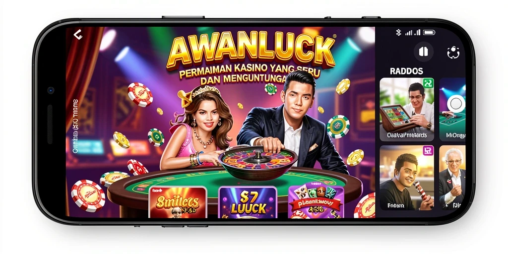 Tampilan gameplay menarik dan mendebarkan di AWANLUCK.