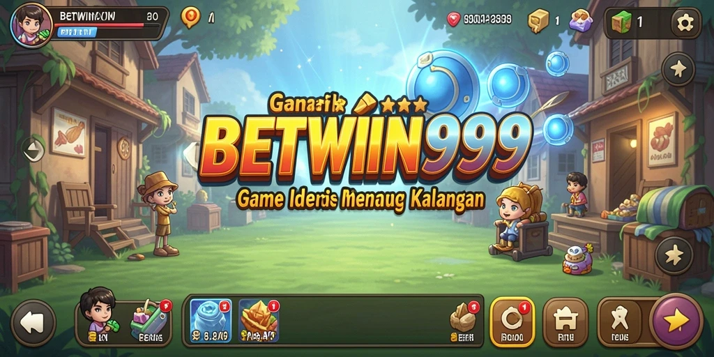 Tampilan gameplay seru dalam BETWIN999 yang menampilkan kemajuan karakter.