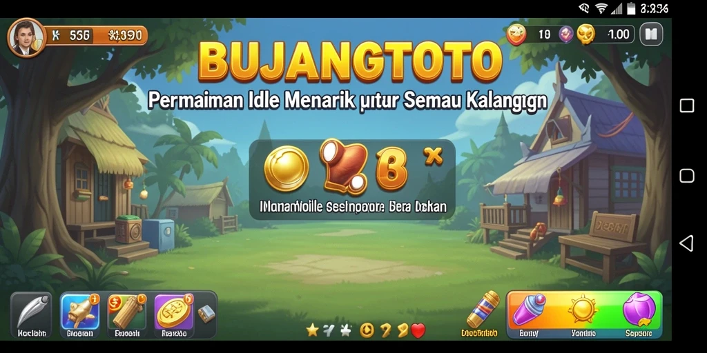 Tampilan gameplay BUJANGTOTO yang menarik dan interaktif.