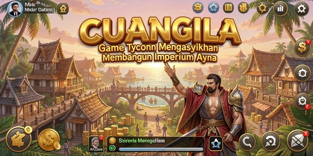 Screenshot gameplay CUANGILA yang menampilkan suasana permainan Tycoon.