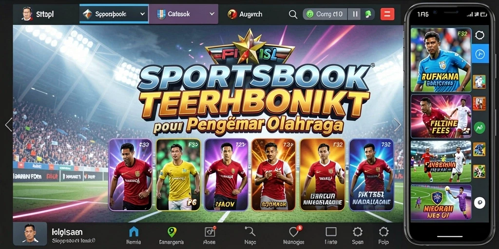 Screenshot F32 menampilkan antarmuka pengguna dengan taruhan olahraga langsung.