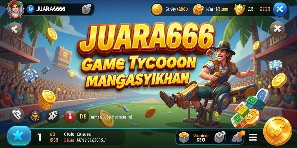 Tampilan gameplay JUARA666 yang memukau dalam pengalaman Tycoon.