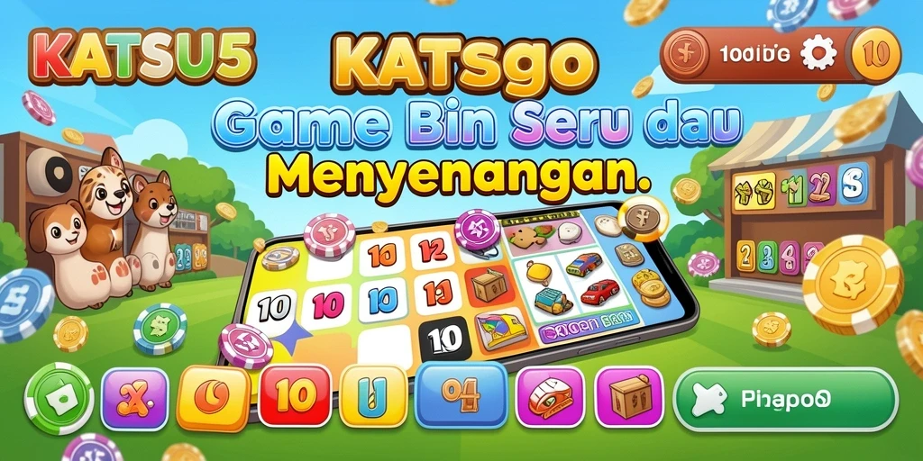 Tampilan gameplay KATSU5 yang menarik dan interaktif.