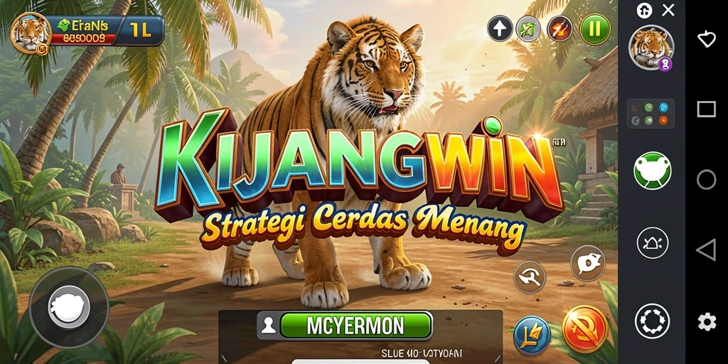 Tampilan tangkapan layar gameplay KIJANGWIN dengan strategi yang menegangkan.