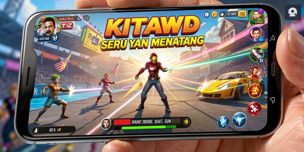 Tangkapan layar utama KITAWD dengan gameplay yang seru dan menantang.