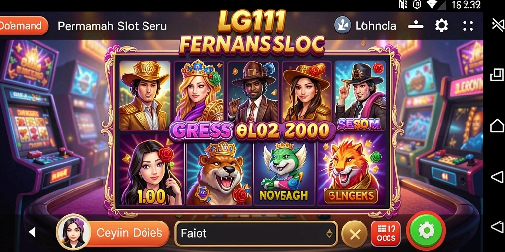 Tangkapan layar utama LG111 menampilkan gameplay mesin Slot yang menarik.