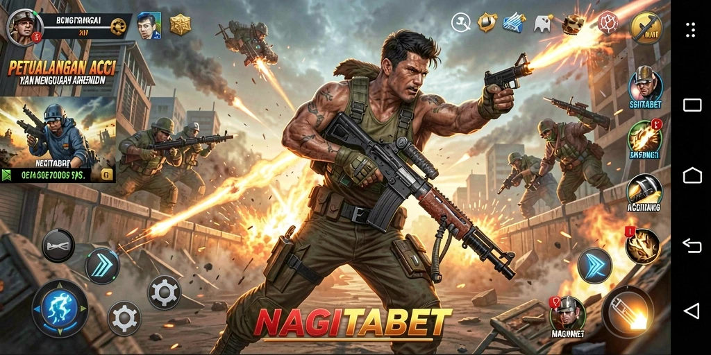 Gameplay NAGITABET yang mendebarkan dan penuh aksi.