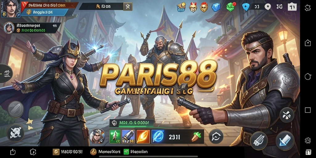 Tampilan gameplay PARIS88 yang memukau dan interaktif.