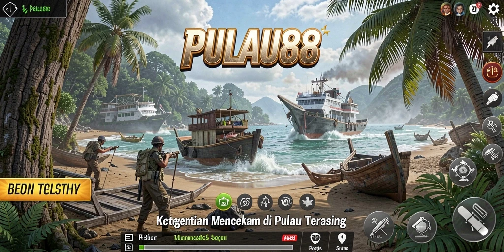 Gameplay mencekam di PULAU88 dengan suasana horor yang menakutkan.