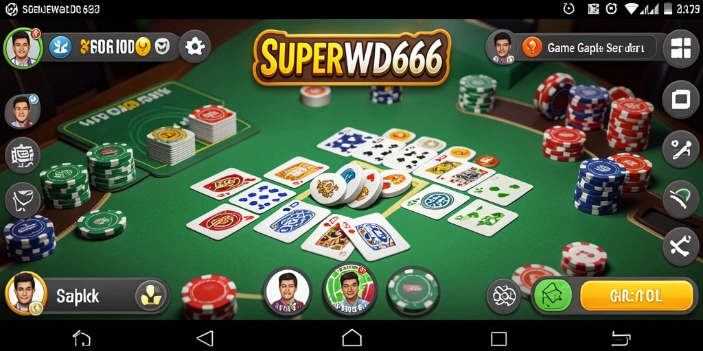Tampilan gameplay seru dan interaktif di SUPERWD666.
