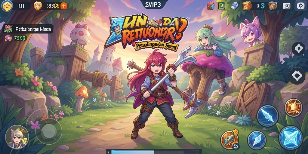 Tampilan menarik dari gameplay SVIP3 yang penuh aksi.