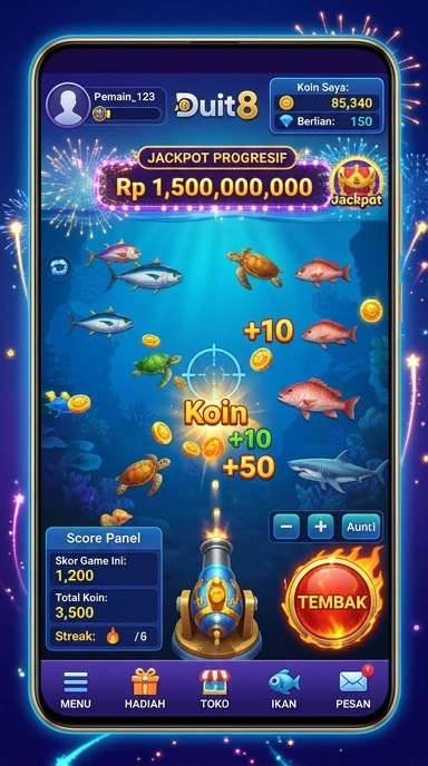 Ilustrasi katalog aplikasi yang lengkap di platform duit8.